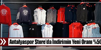 Antalyaspor Store’da İndirimin Yeni Oranı %50