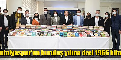 Antalyaspor’un kuruluş yılına özel 1966 kitap