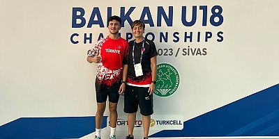 Antalyasporlu Ömer Çağrı Balkan ikincisi