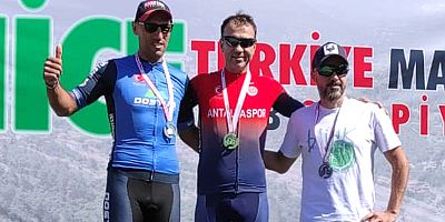 Antalyasporlu Turgay Germen Türkiye Şampiyonu oldu