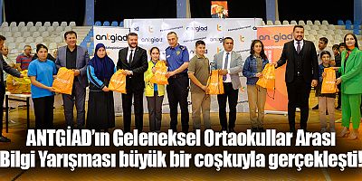 ANTGİAD’ın Geleneksel Ortaokullar Arası Bilgi Yarışması büyük bir coşkuyla gerçekleşti!
