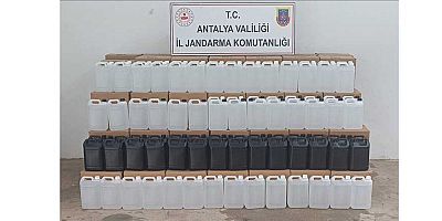 Araçta 3 bin litre kaçak alkol ele geçirildi