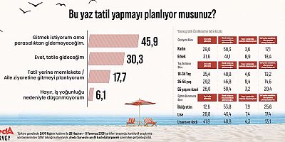 Areda Survey Araştırdı: Türkiye'nin Tatil Tercihi Belli Oldu
