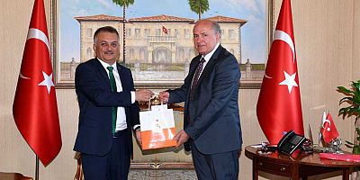 Arnavutluk Büyükelçisi Robo'dan Vali Yazıcı'ya ziyaret