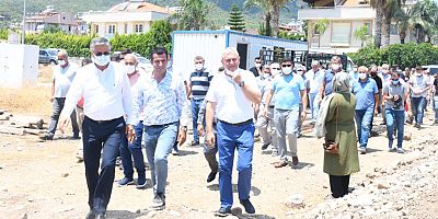 Arslanbucak Kapalı Pazar Yeri Temel Atma Töreni yapıldı