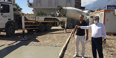 Arslanbucak'ta anaokulunda çalışmalar başladı