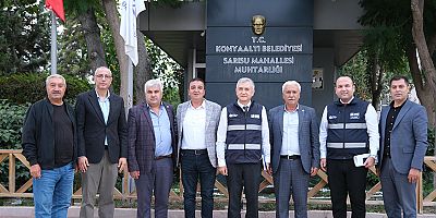 ASAT Genel Müdürü Cengiz Gülebay Konyaaltı’ndaki çalışmaları inceledi