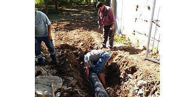 ASAT İbradı’da taşkın sorununu çözdü