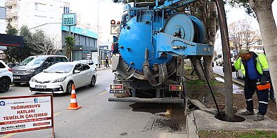 ASAT’ın yağmur suyu hattı temizlik çalışmaları devam ediyor