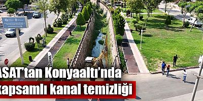 ASAT’tan Konyaaltı’nda kapsamlı kanal temizliği