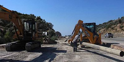 ASAT’tan Manavgat’ta içme suyu hattı çalışması