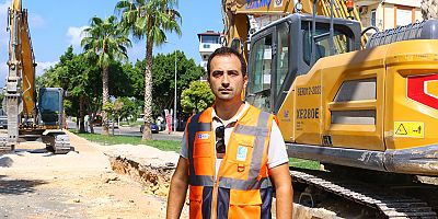 ASAT yağmur suyu drenaj hattı çalışmaları Kepez’de devam ediyor