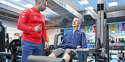 ASFİM’in spor tutkunu 86 yaşındaki delikanlısı  
