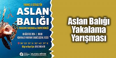 Aslan Balığı Yakalama Yarışması