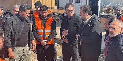 Asmalı: Afet bölgesine yönelik çalışmalarımıza aralıksız devam ediyoruz