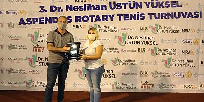 Aspendos Rotary Tenis Turnuvası tamamlandı