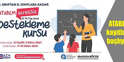 ATABEM kayıtları başlıyor