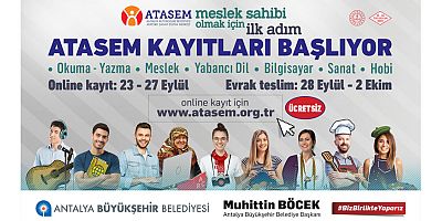 ATASEM kayıtları başlıyor