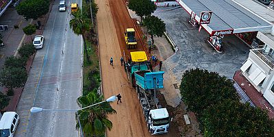 Atatürk Caddesi'nde ikinci etap çalışmaları sona erdi