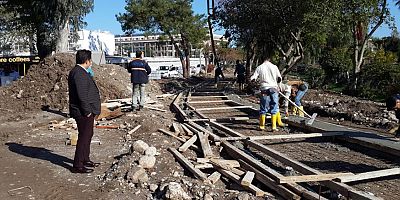 Atatürk Parkı'ndaki çalışmalar hızla devam ediyor