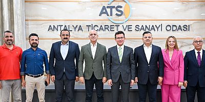 Atay Uslu'dan ATSO'ya ziyaret