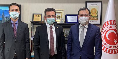 Atay Uslu, Rus Ticaret Heyeti'ni TBMM'de kabul etti