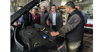 Atay Uslu ve ustalar TOGG'u incelediler