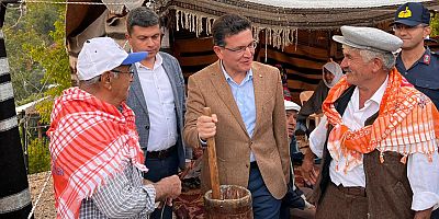 Atay Uslu yöresel ürünlere dikkat çekti