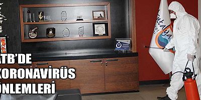 ATB'de koronavirüs önlemleri