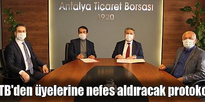 ATB'den üyelerine nefes aldıracak protokol