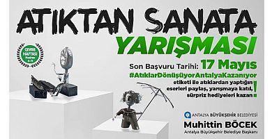 Atık malzemeler sanata dönüşüyor