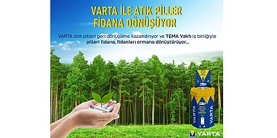 Atık piller Varta ile fidana dönüşüyor