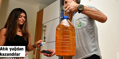 Atık yağdan kazandılar