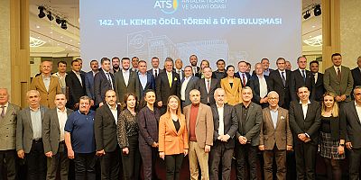 ATSO 142. Yıl Kemer Ödül Töreni ve Üye Buluşması gerçekleştirildi