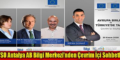 ATSO Antalya AB Bilgi Merkezi’nden Çevrim İçi Sohbetler