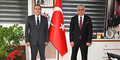 ATSO Başkanı Hacısüleyman’dan Başkan Topaloğlu’na ziyaret 