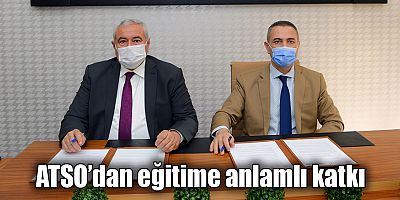 ATSO’dan eğitime anlamlı katkı