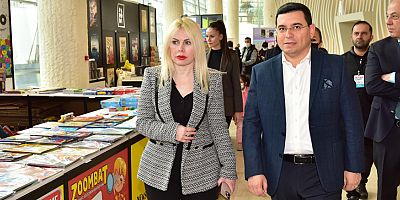 AÜ.Rektörü Özkan, Kepez Kitap Fuarı’nda
