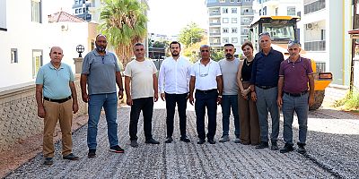 Avsallar Mahallesi'nde asfalt seferberliği