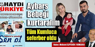 Aybars bebeği kurtaralım