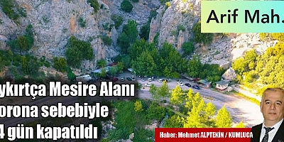 Corona sebebiyle 14 gün kapatıldı