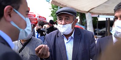 Babacan, Isparta Pazarı'nı ziyaret etti: 