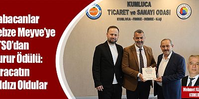 Babacanlar Sebze Meyve’ye ATSO’dan Gurur Ödülü: İhracatın Yıldızı Oldular