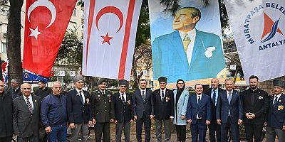 Bağımsızlık mücadelesinin iki lideri Antalya'da anıldı