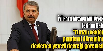 Bahşi “Turizm sektörü