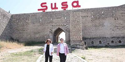 Bakan Derya Yanık, 28 yıl aradan sonra Ermenistan’ın işgalinden kurtarılan Şuşa’yı ziyaret etti