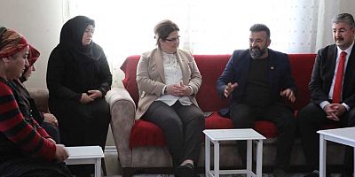 Bakan Derya Yanık’tan öldürülen Azra Gülendam Haytaoğlu’nun Osmaniye’deki ailesine ziyaret