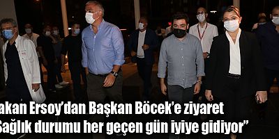 Bakan Ersoy’dan Başkan Böcek’e ziyaret