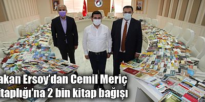 Bakan Ersoy’dan Cemil Meriç Kitaplığı’na 2 bin kitap bağışı