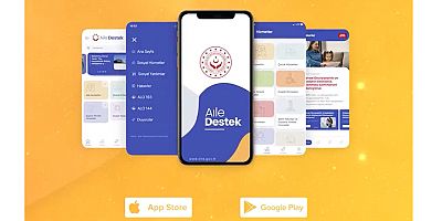 Bakanlığın sosyal yardım ve sosyal hizmetlerine Aile Destek mobil uygulamasından ulaşılabilecek